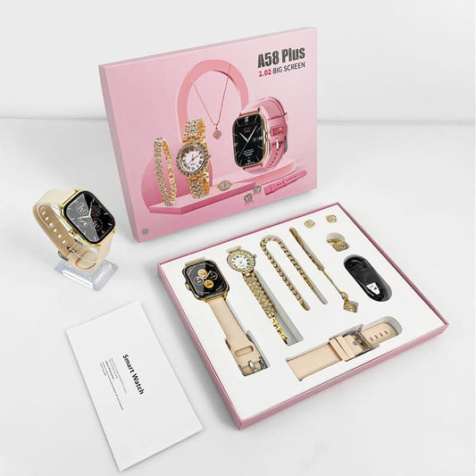 A58 Smartwatch & Jewelry Set