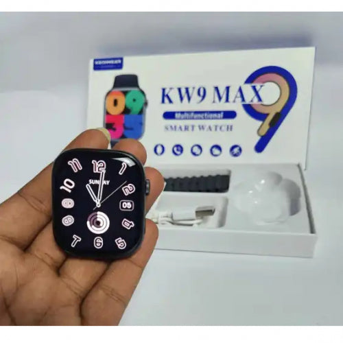 KW9 Max Smart Watch (২ জোড়া বেল্ট)