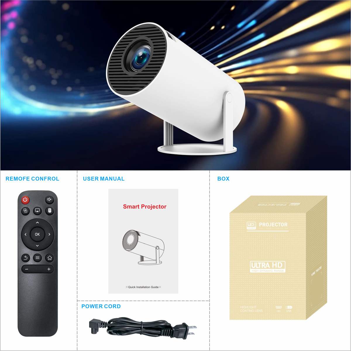 HY 300 Android Projector