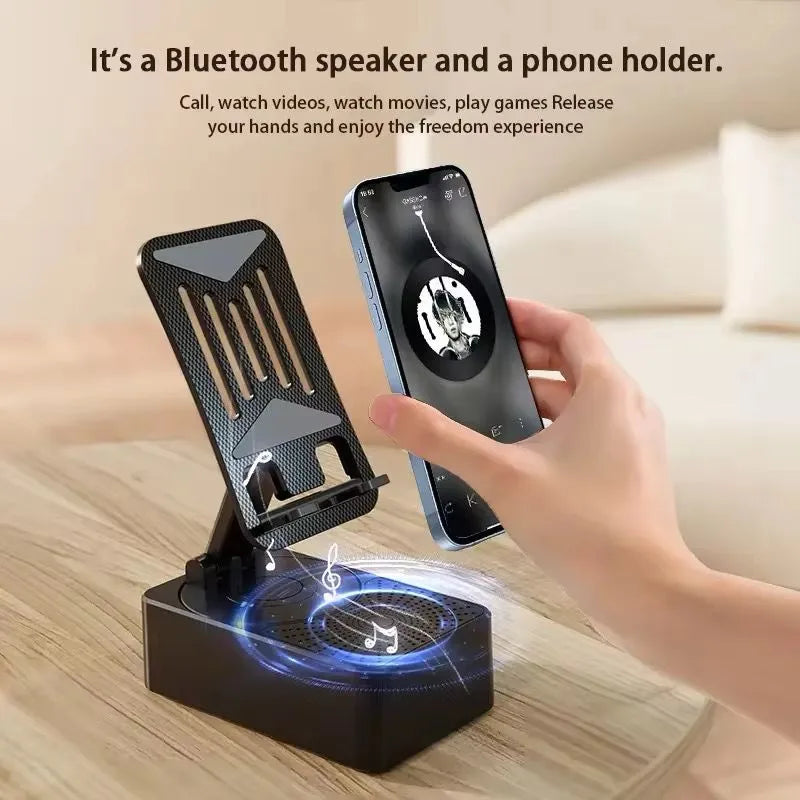 3-in-1 Wireless Speaker, Phone Stand & Power Bank