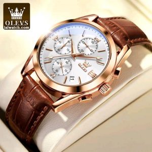 Fashionable Glass Quartz Analog Men