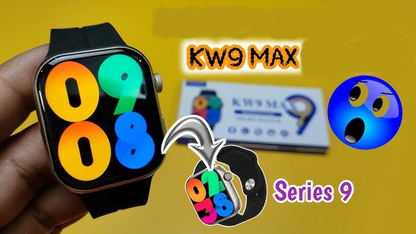 KW9 Max Smart Watch (২ জোড়া বেল্ট)